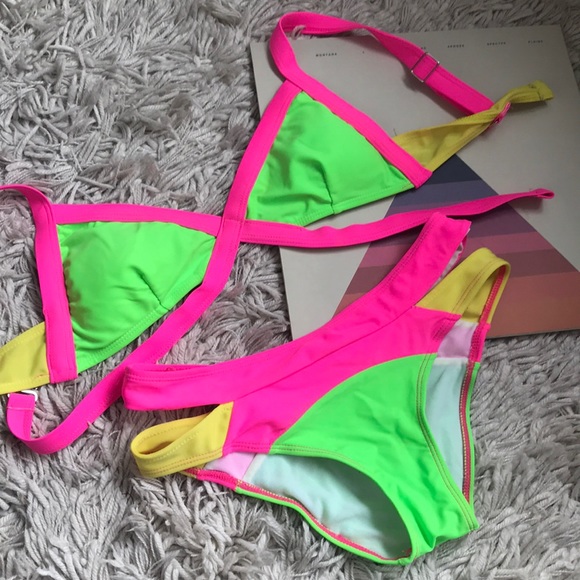 swimwear neon colors